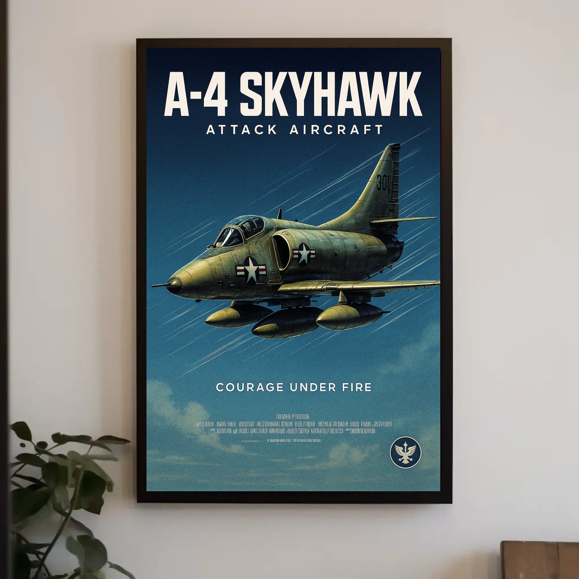 A-4 Skyhawk Courage Under Fire Poster PosterGoat