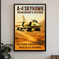 A-4 Skyhawk Heinemann’s Hotrod Poster PosterGoat