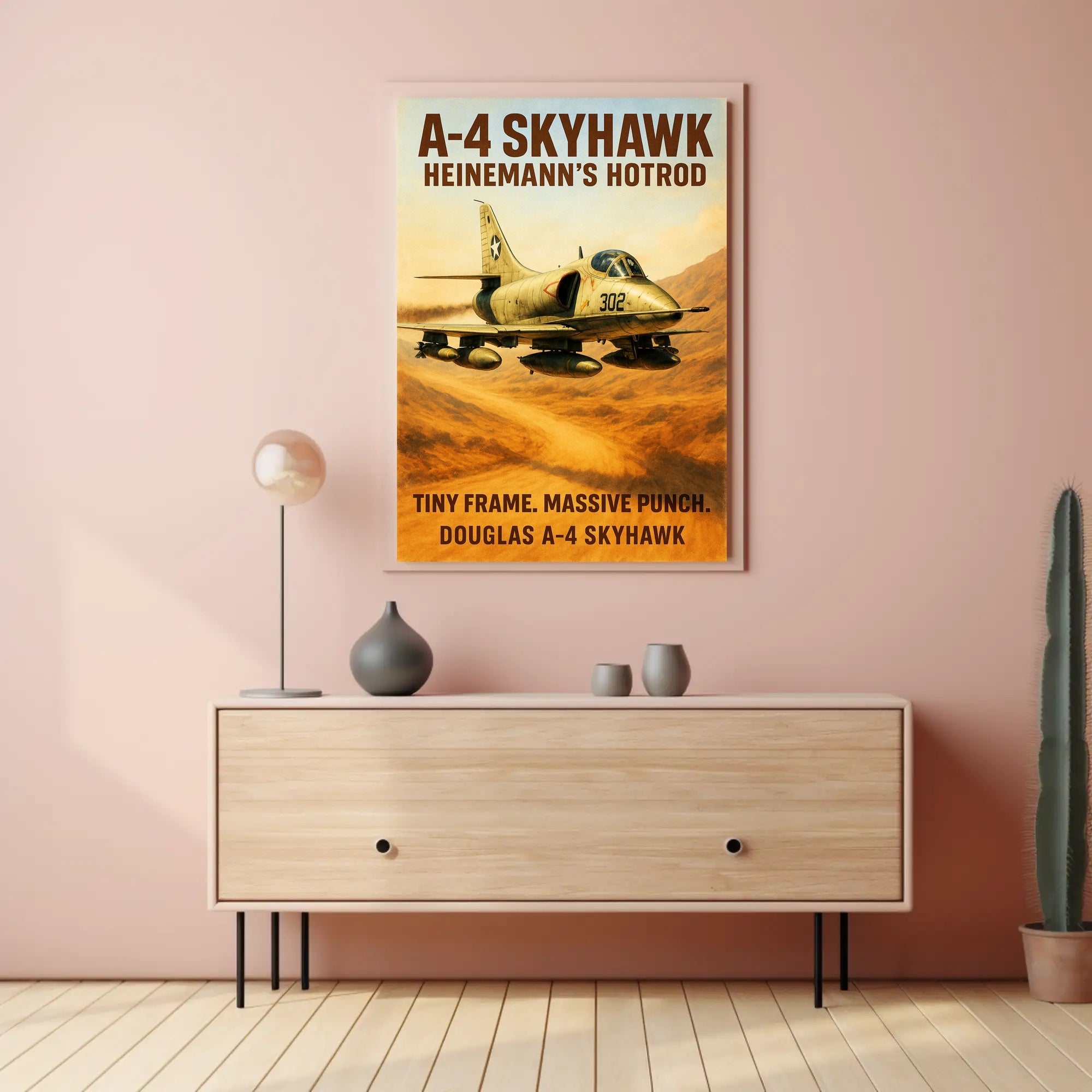 A-4 Skyhawk Heinemann’s Hotrod Poster PosterGoat