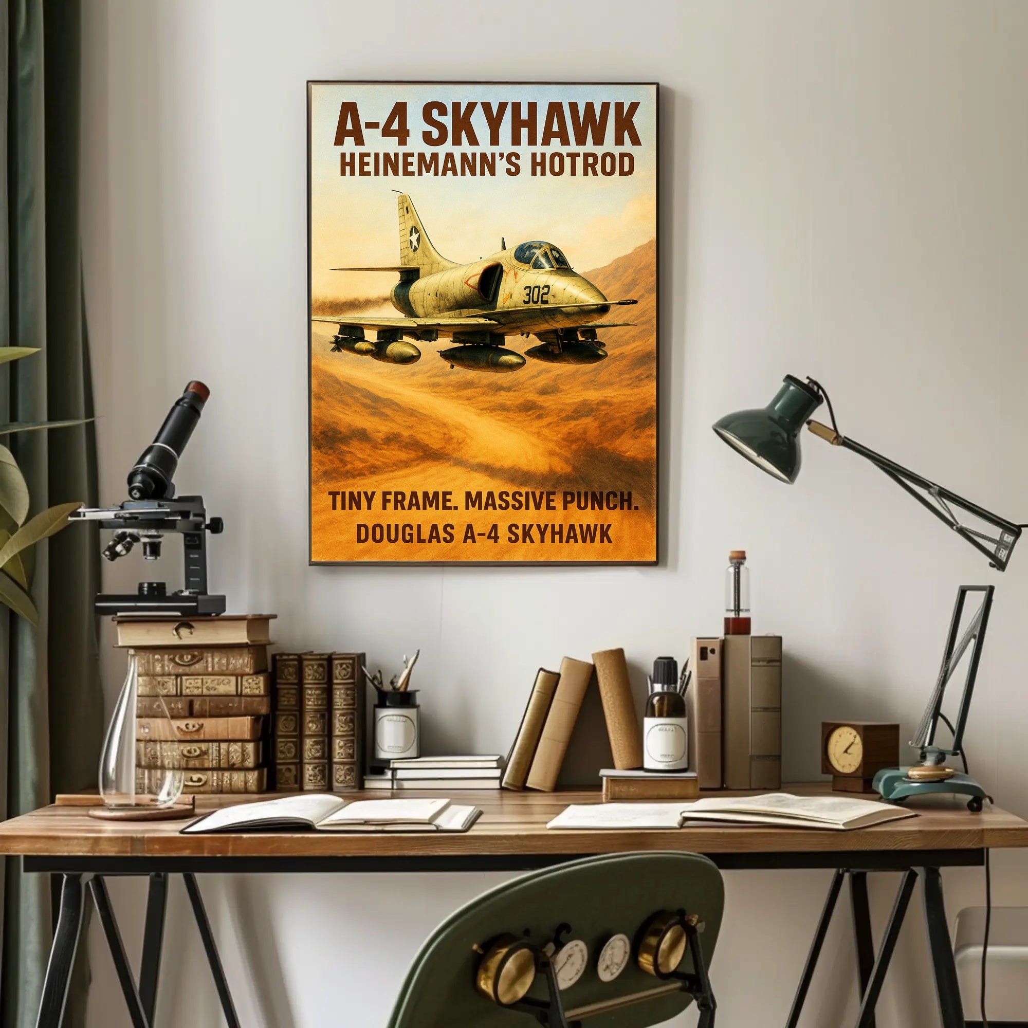 A-4 Skyhawk Heinemann’s Hotrod Poster PosterGoat