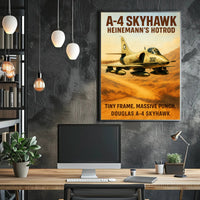 A-4 Skyhawk Heinemann’s Hotrod Poster PosterGoat