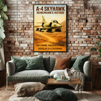 A-4 Skyhawk Heinemann’s Hotrod Poster PosterGoat