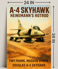 A-4 Skyhawk Heinemann’s Hotrod Poster PosterGoat