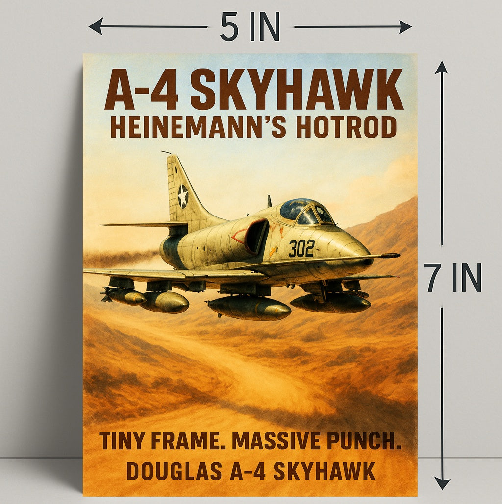 A-4 Skyhawk Heinemann’s Hotrod Poster PosterGoat