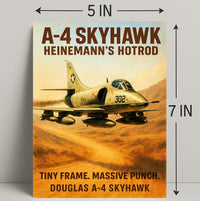 A-4 Skyhawk Heinemann’s Hotrod Poster PosterGoat