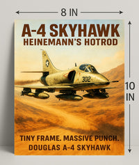 A-4 Skyhawk Heinemann’s Hotrod Poster PosterGoat