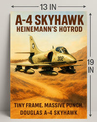 A-4 Skyhawk Heinemann’s Hotrod Poster PosterGoat