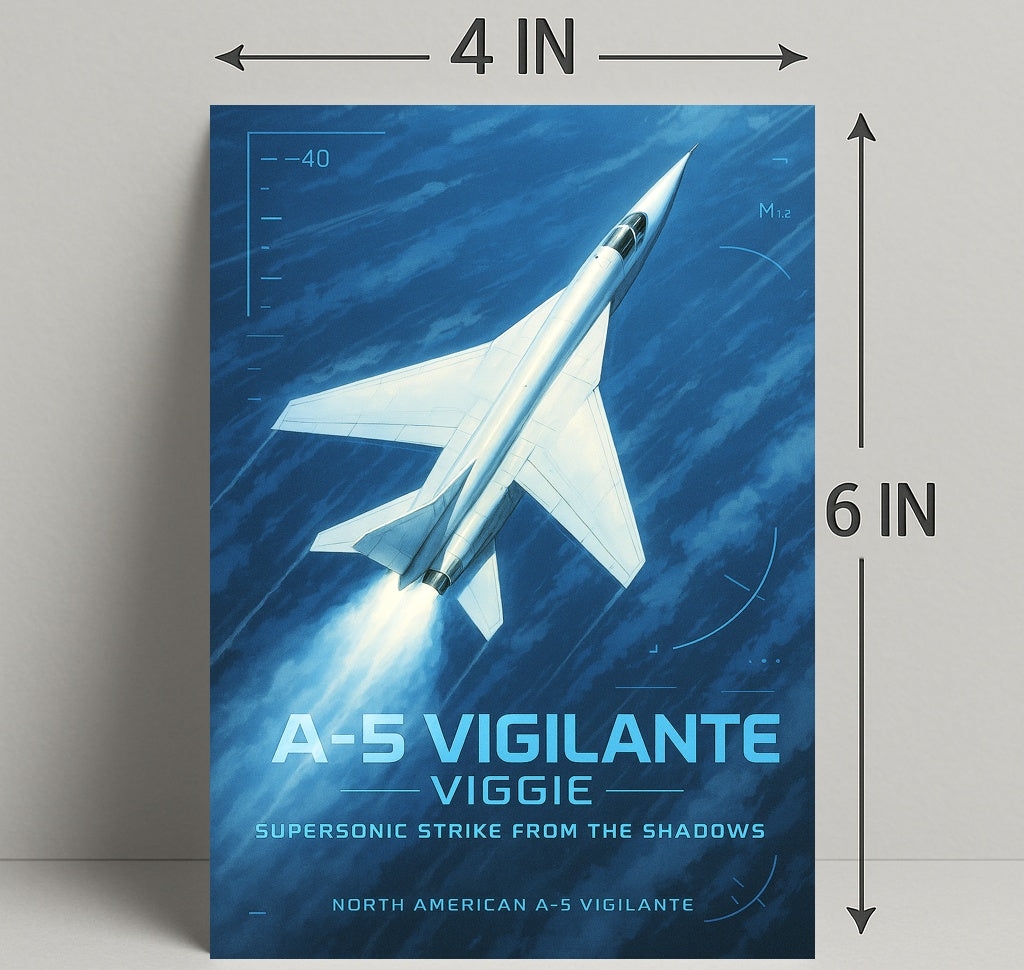 A-5 Vigilante Supersonic Strike Poster PosterGoat