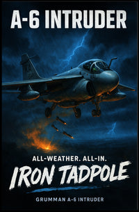 A-6 Intruder Iron Tadpole Poster PosterGoat