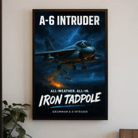 A-6 Intruder Iron Tadpole Poster PosterGoat