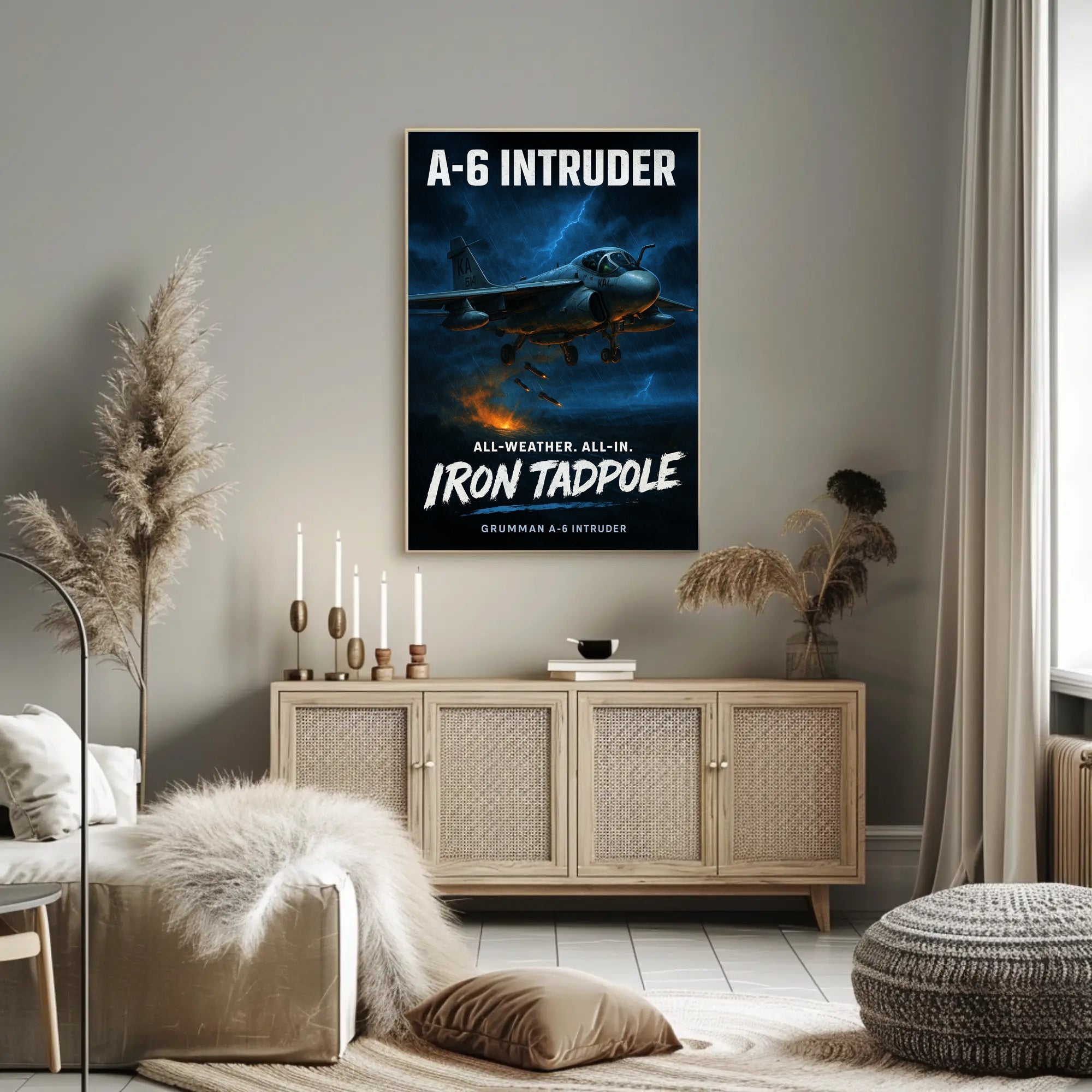A-6 Intruder Iron Tadpole Poster PosterGoat