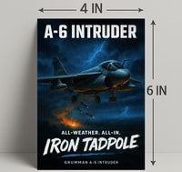A-6 Intruder Iron Tadpole Poster PosterGoat