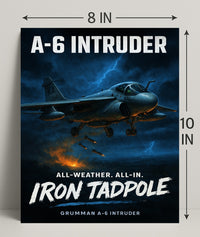 A-6 Intruder Iron Tadpole Poster PosterGoat