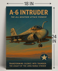 A-6 Intruder The All-Weather Attack Pioneer Poster PosterGoat