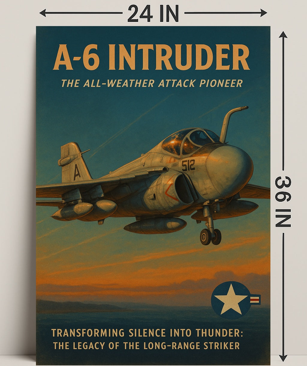 A-6 Intruder The All-Weather Attack Pioneer Poster PosterGoat