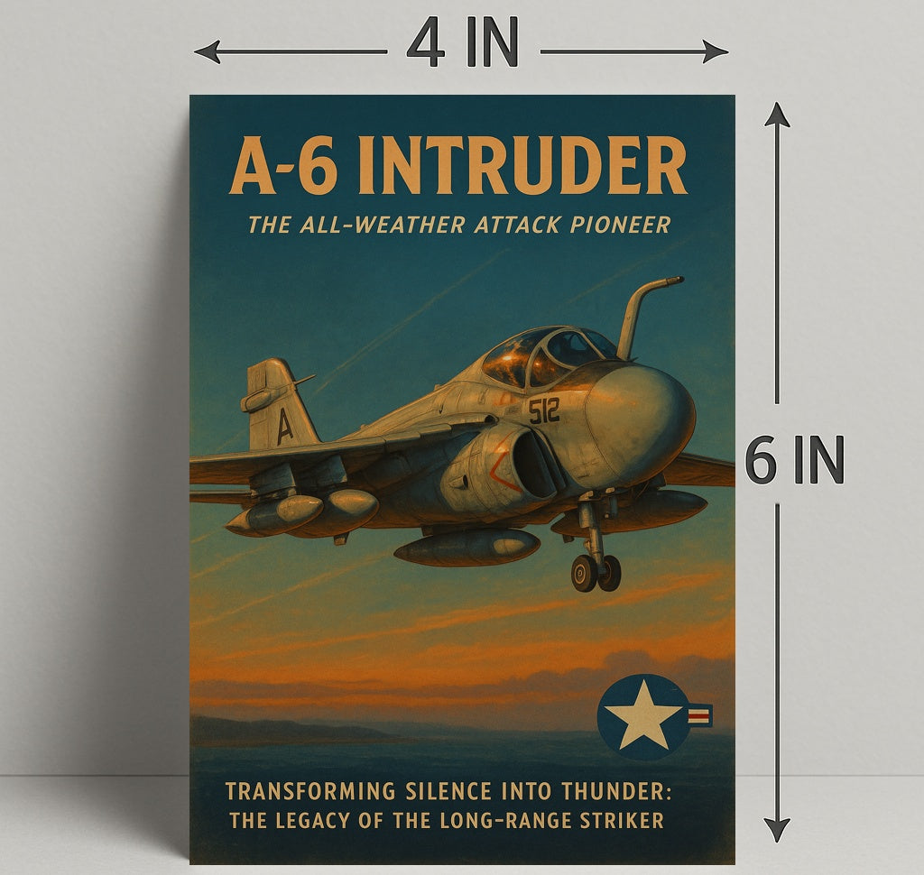 A-6 Intruder The All-Weather Attack Pioneer Poster PosterGoat