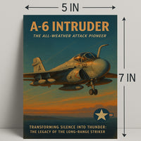 A-6 Intruder The All-Weather Attack Pioneer Poster PosterGoat