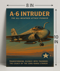 A-6 Intruder The All-Weather Attack Pioneer Poster PosterGoat