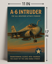 A-6 Intruder The All-Weather Attack Pioneer Poster PosterGoat