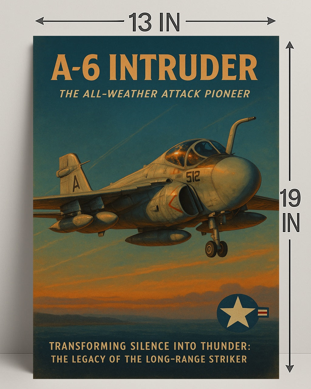 A-6 Intruder The All-Weather Attack Pioneer Poster PosterGoat