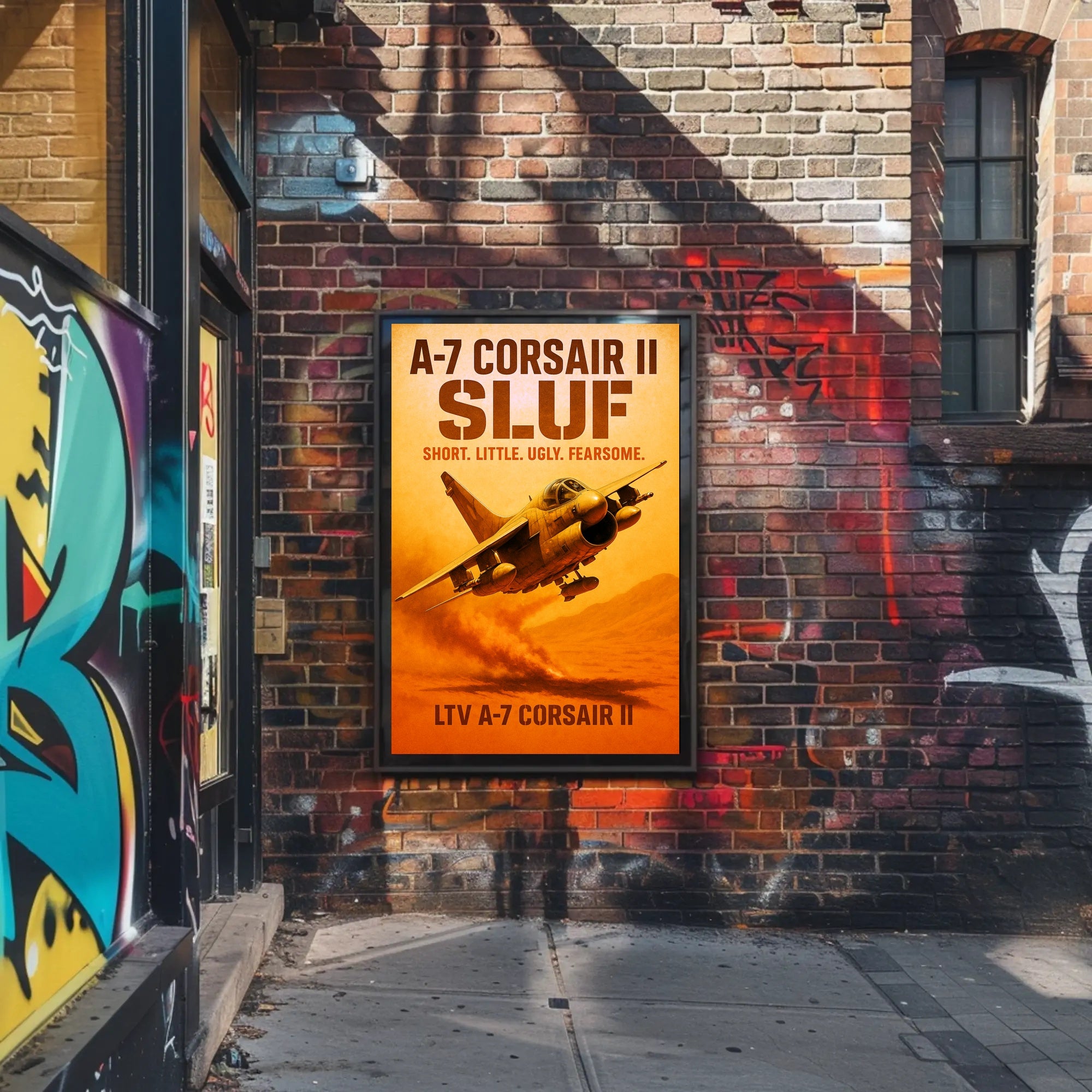 A-7 Corsair II SLUF Poster PosterGoat