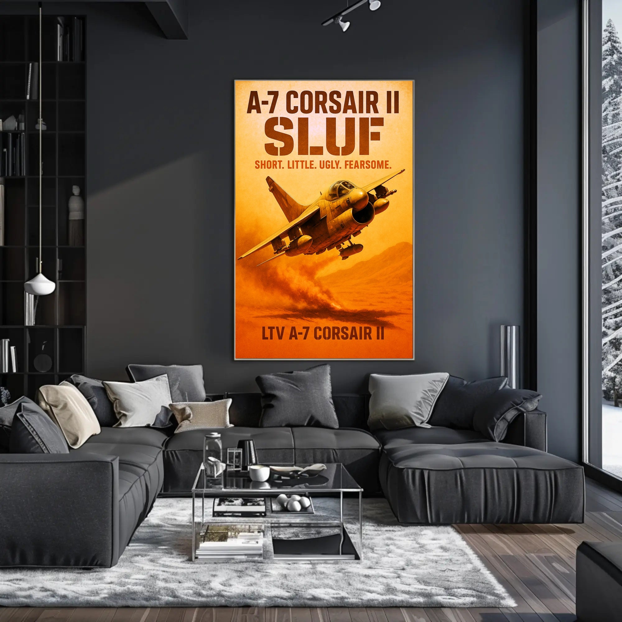 A-7 Corsair II SLUF Poster PosterGoat