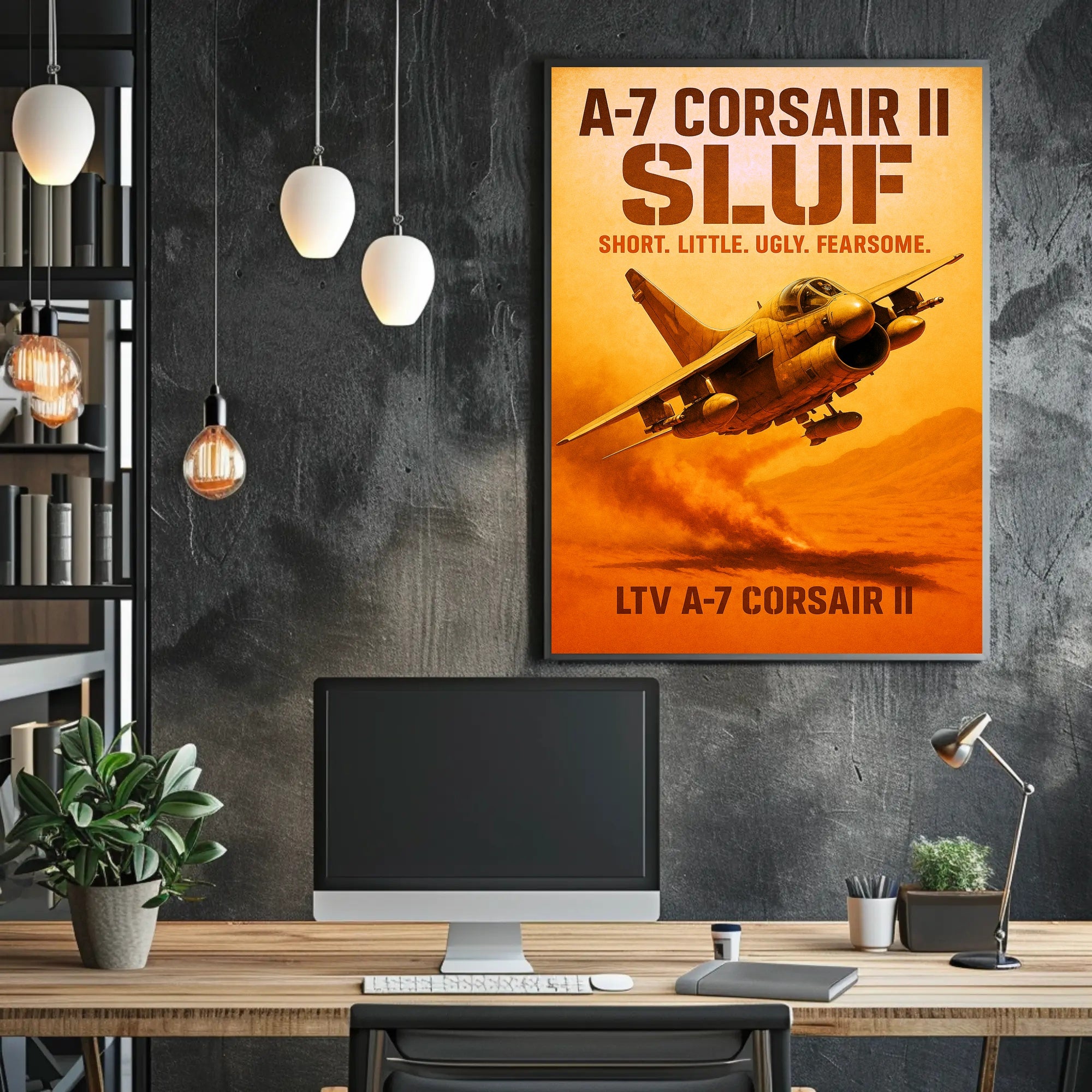 A-7 Corsair II SLUF Poster PosterGoat