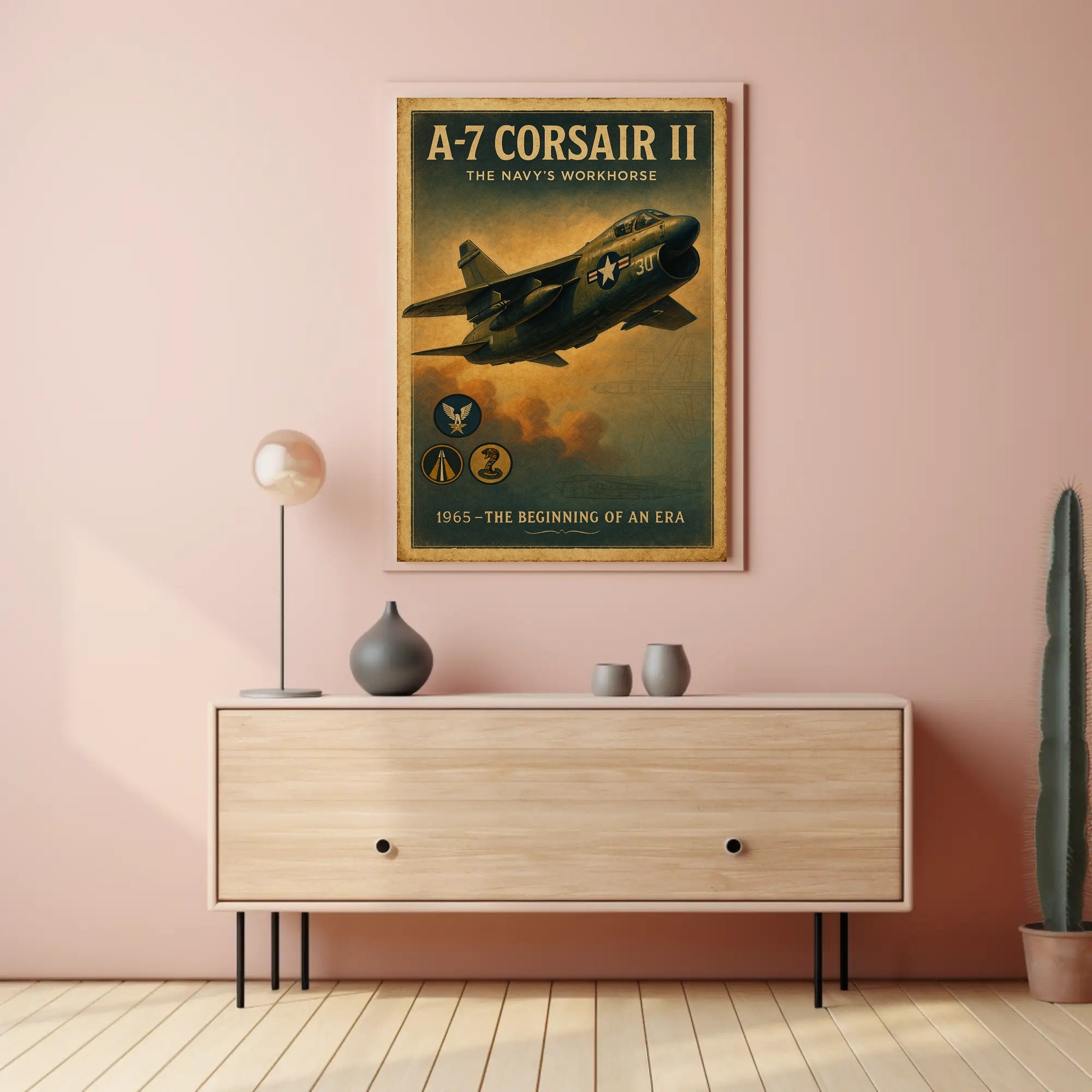 A-7 Corsair II The Navys Workhorse Poster PosterGoat
