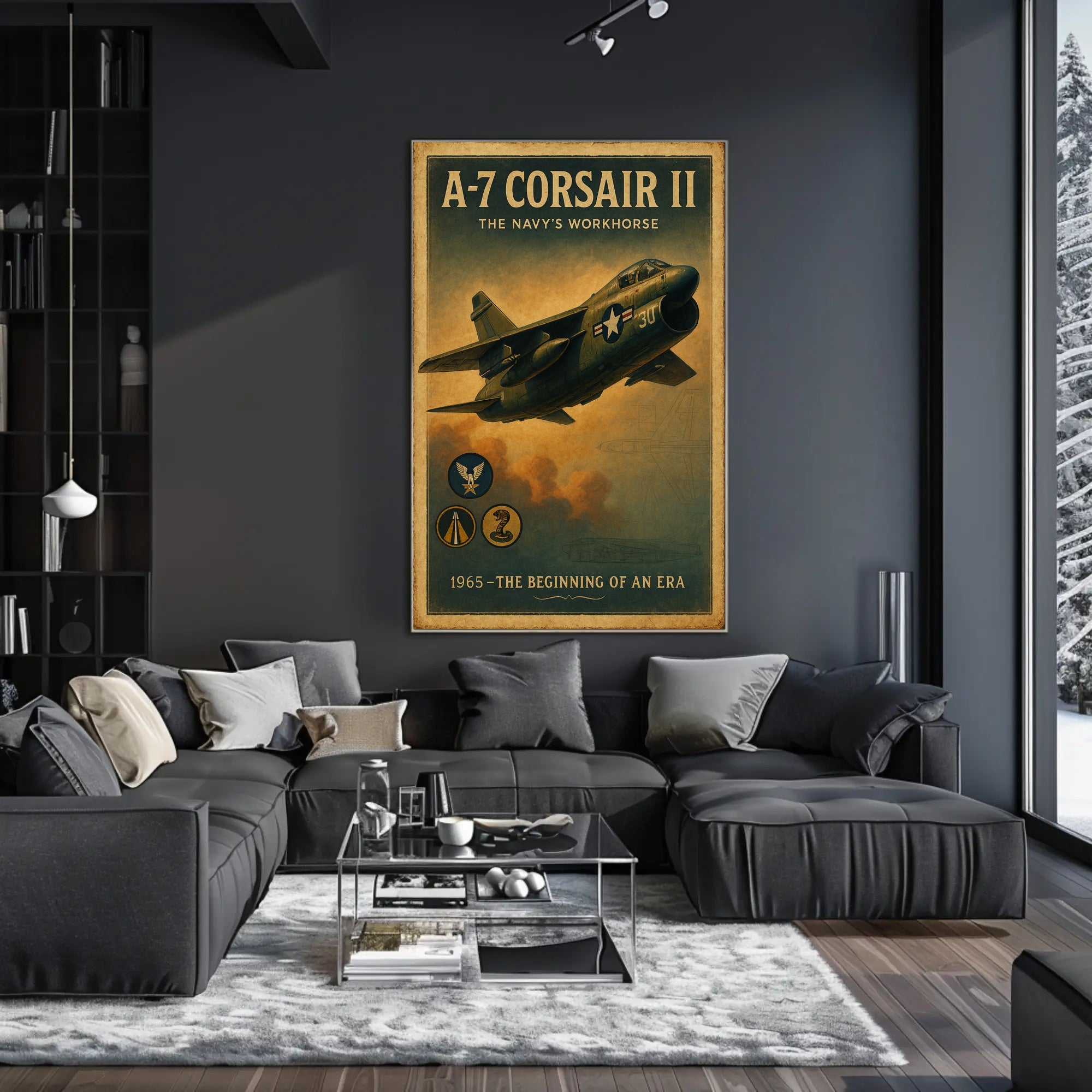 A-7 Corsair II The Navys Workhorse Poster PosterGoat
