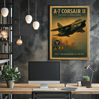 A-7 Corsair II The Navys Workhorse Poster PosterGoat