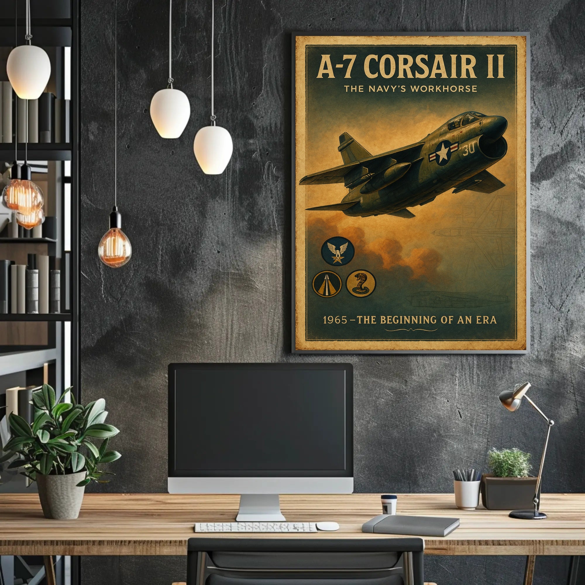 A-7 Corsair II The Navys Workhorse Poster PosterGoat