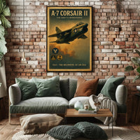 A-7 Corsair II The Navys Workhorse Poster PosterGoat