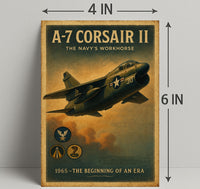 A-7 Corsair II The Navys Workhorse Poster PosterGoat