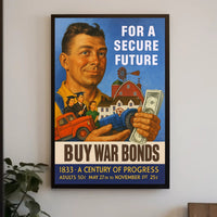 A Century of Progress Buy War Bonds Poster Print PosterGoat