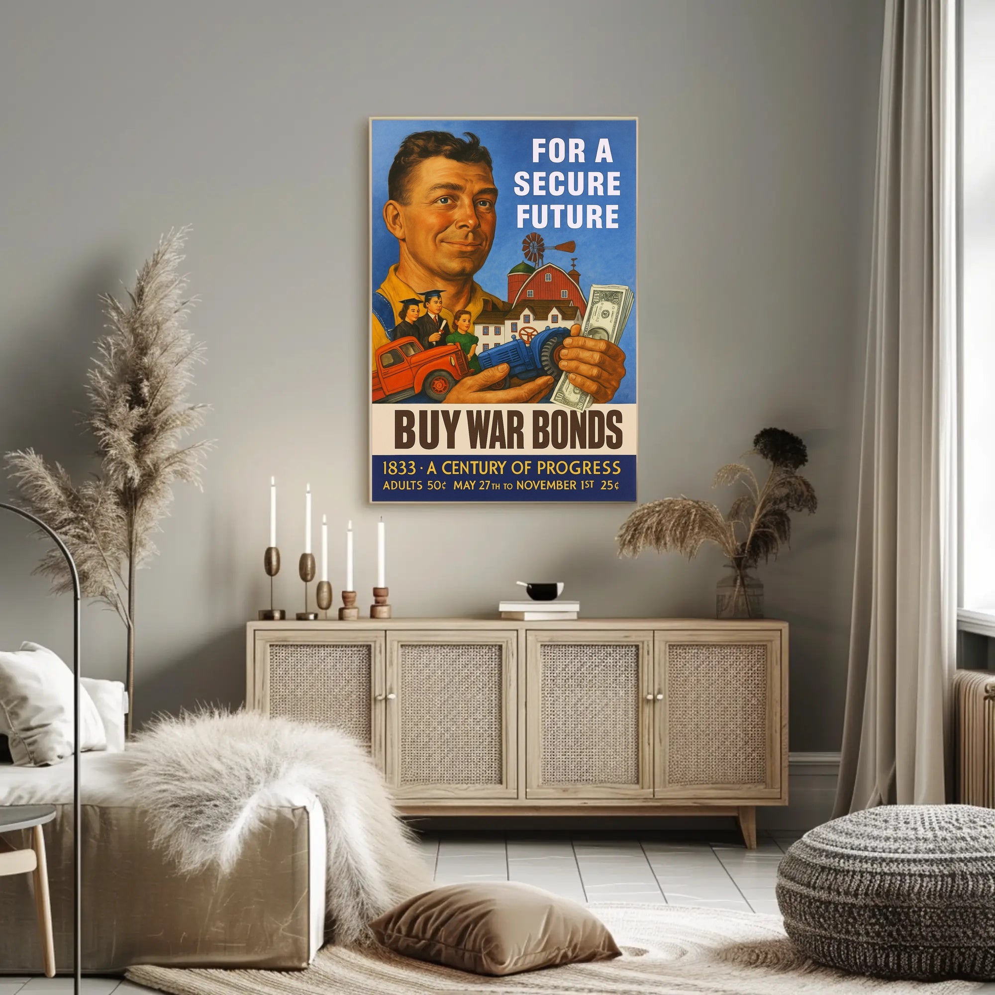 A Century of Progress Buy War Bonds Poster Print PosterGoat