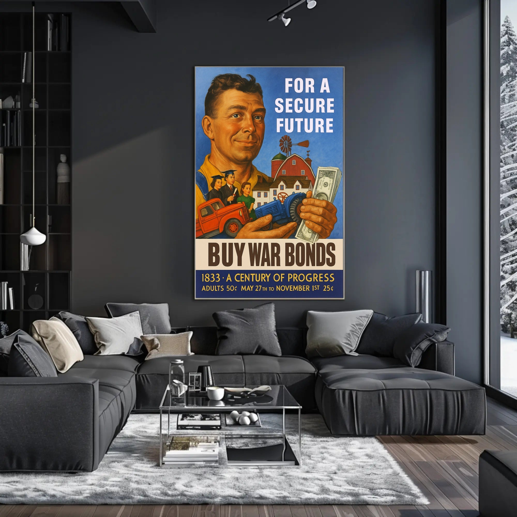 A Century of Progress Buy War Bonds Poster Print PosterGoat
