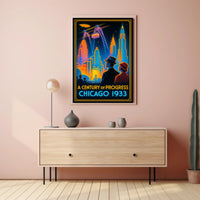 A Century of Progress Chicago 1933 Wall Art Print PosterGoat