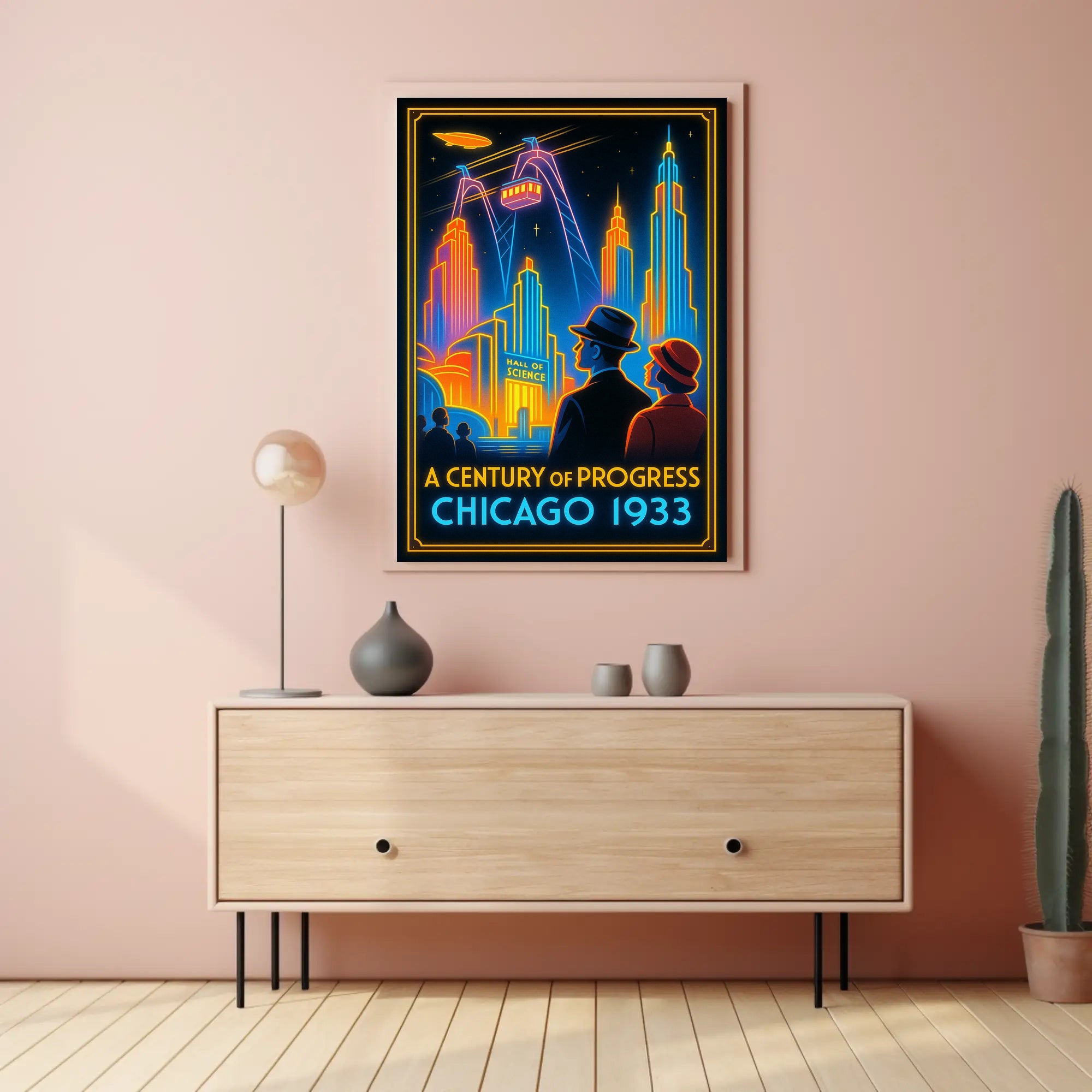 A Century of Progress Chicago 1933 Wall Art Print PosterGoat