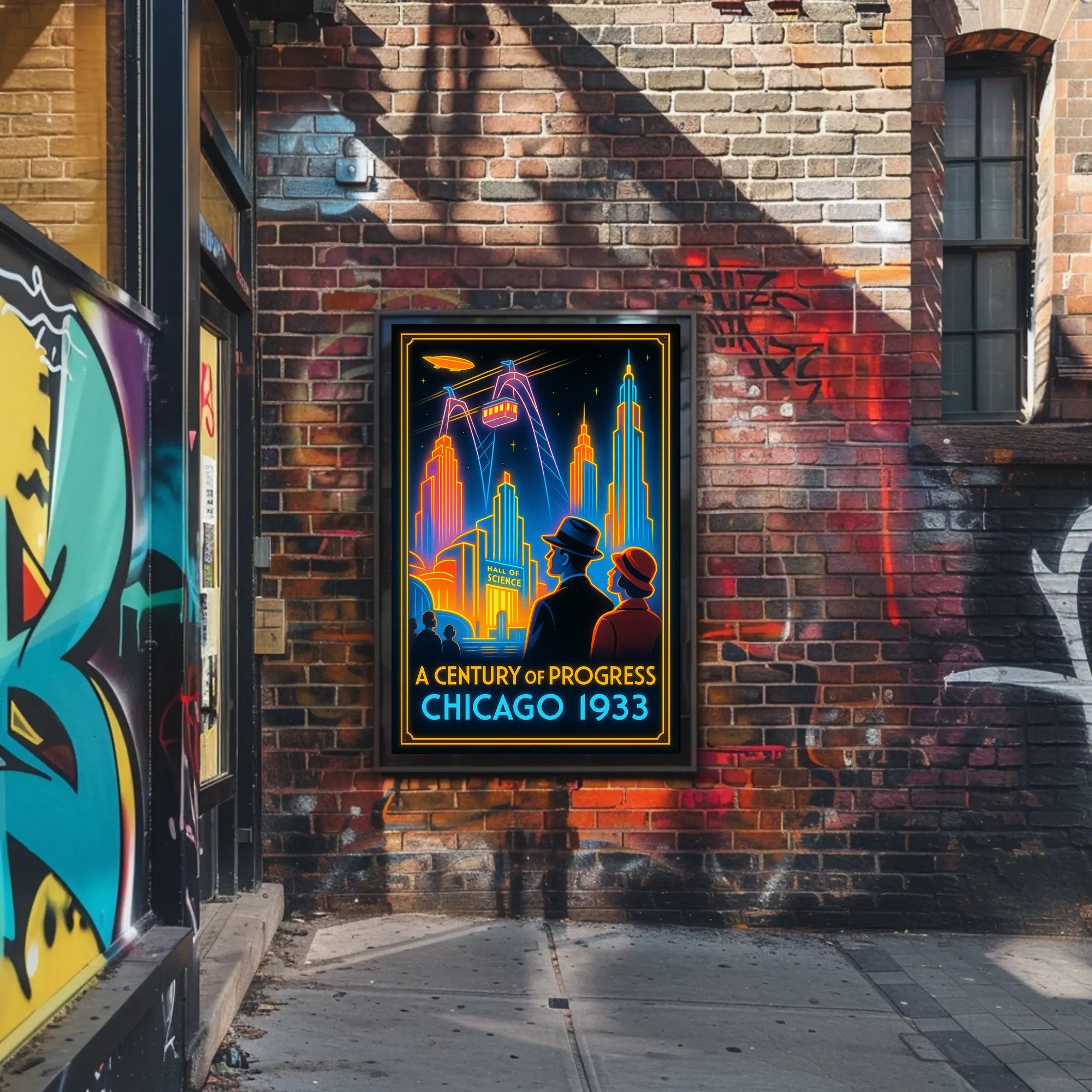 A Century of Progress Chicago 1933 Wall Art Print PosterGoat