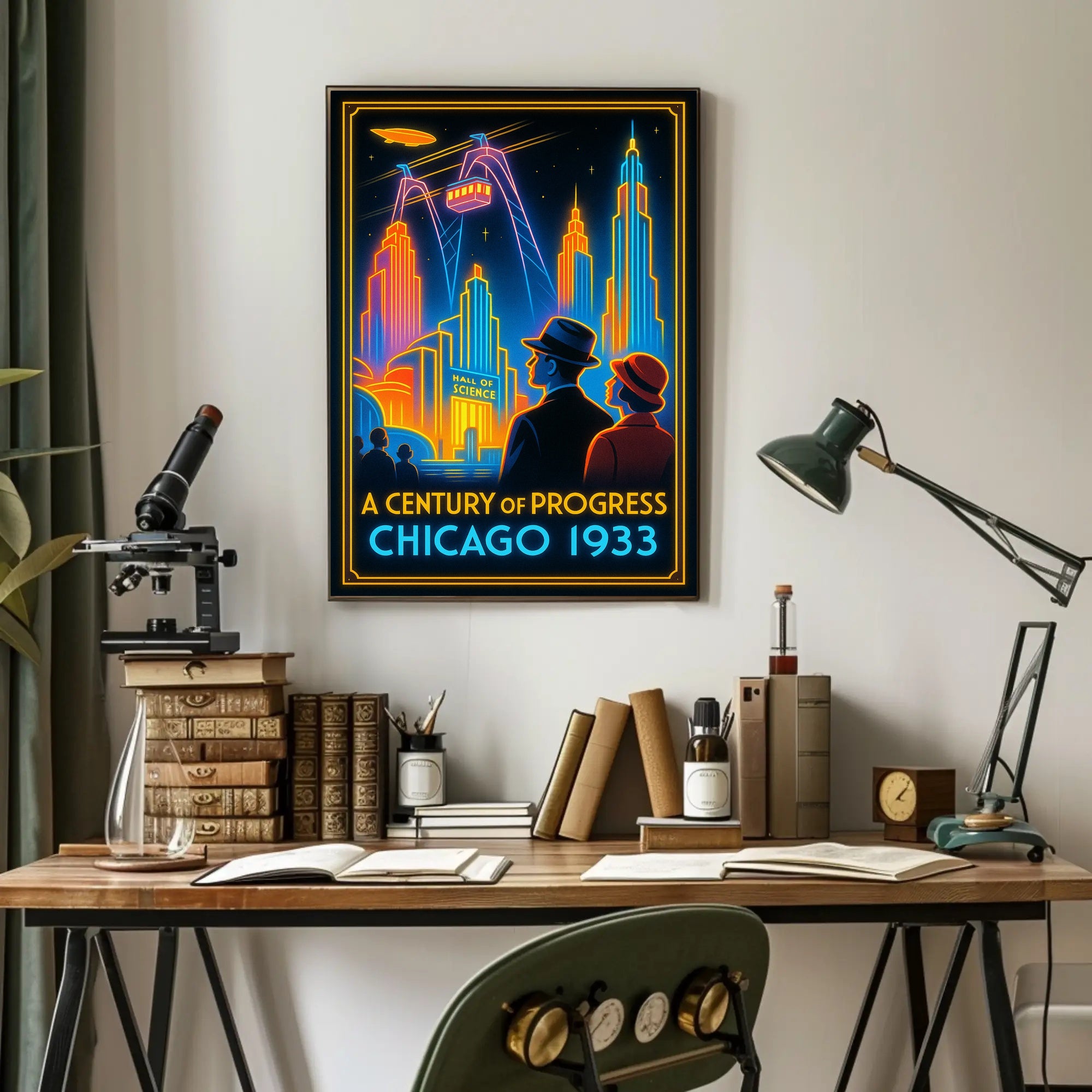 A Century of Progress Chicago 1933 Wall Art Print PosterGoat