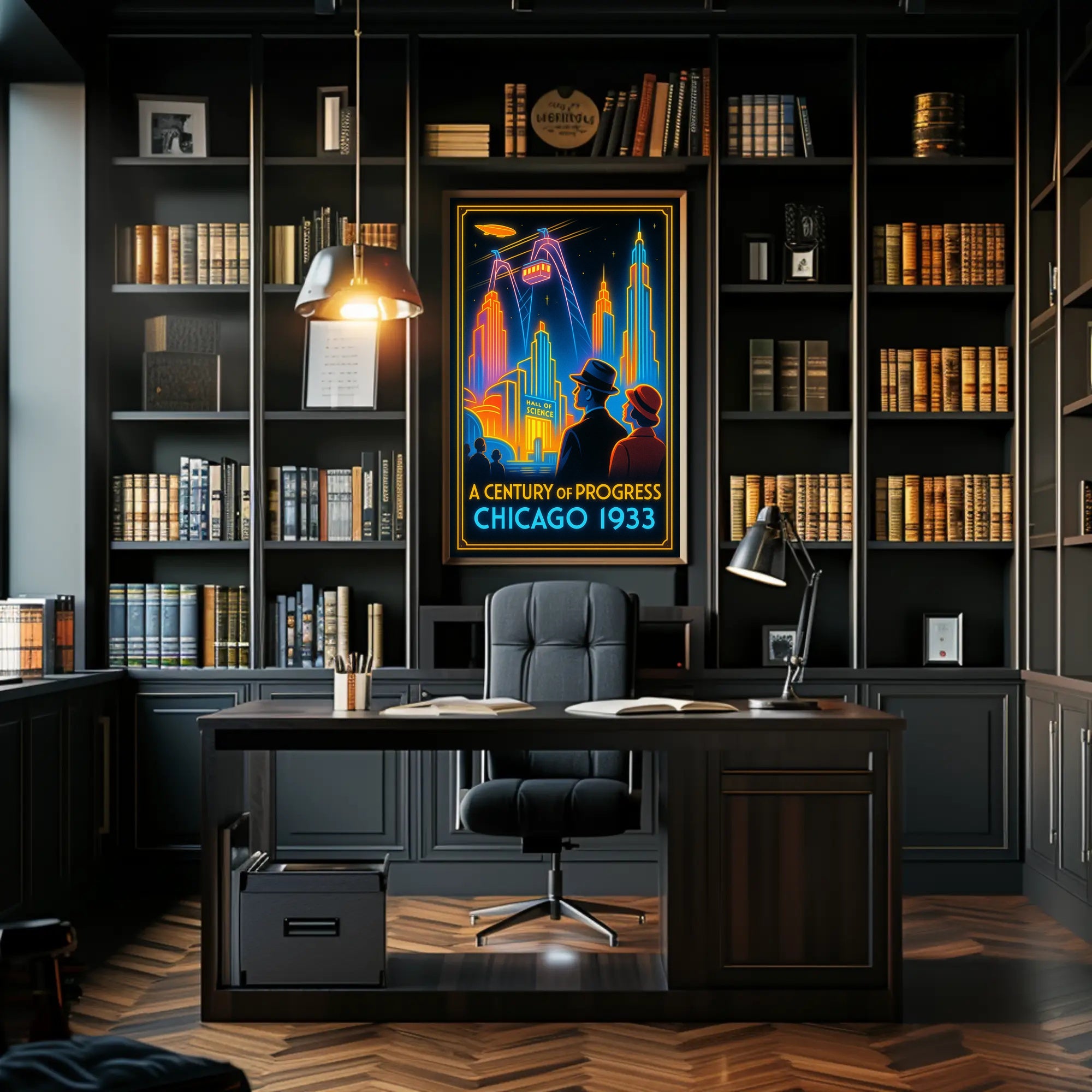 A Century of Progress Chicago 1933 Wall Art Print PosterGoat