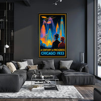 A Century of Progress Chicago 1933 Wall Art Print PosterGoat