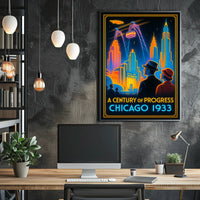 A Century of Progress Chicago 1933 Wall Art Print PosterGoat