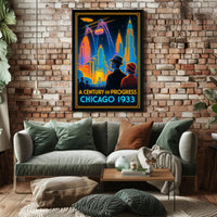 A Century of Progress Chicago 1933 Wall Art Print PosterGoat