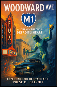 A Journey Through Detroit's Heart Poster Wall Art PosterGoat