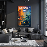 A Journey Through Detroit's Heart Poster Wall Art PosterGoat
