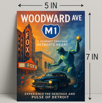 A Journey Through Detroit's Heart Poster Wall Art PosterGoat