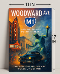 A Journey Through Detroit's Heart Poster Wall Art PosterGoat