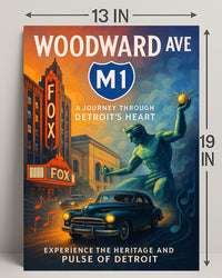 A Journey Through Detroit's Heart Poster Wall Art PosterGoat