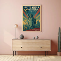 A Land of Dreams and Opportunity Poster PosterGoat
